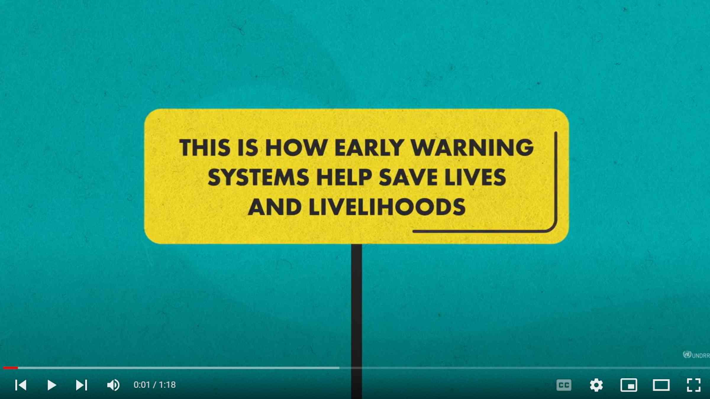 Youtube - early warning systems