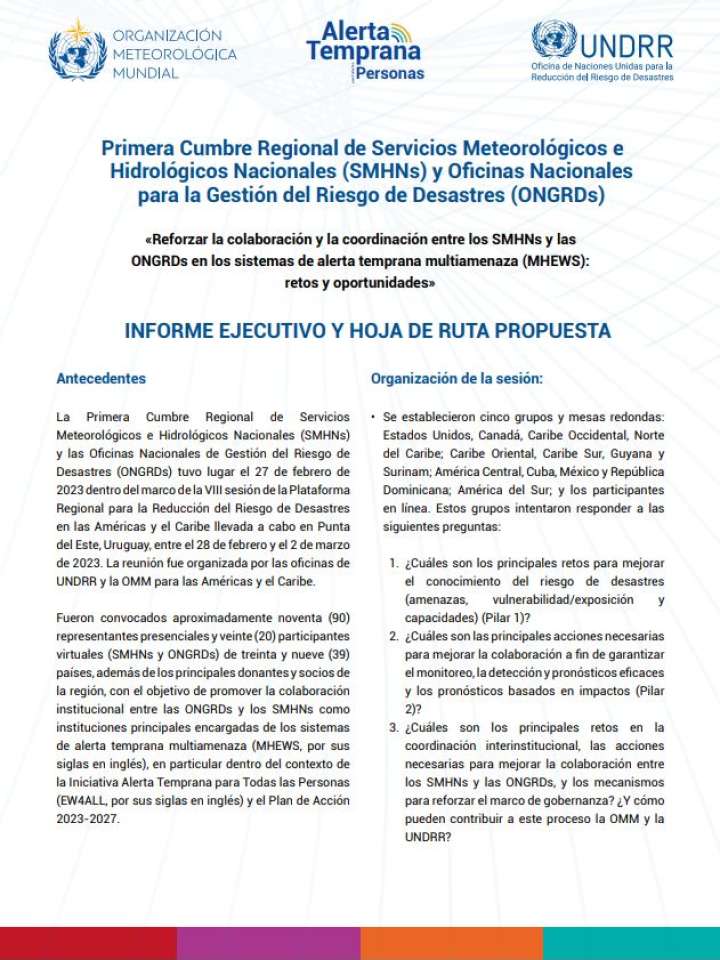 INFORME EJECUTIVO Y HOJA DE RUTA PROPUESTA